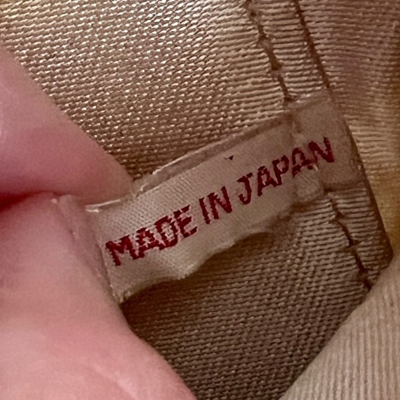 Vintage Cream and Gold Sequined Beaded Evening Dainty Clutch Purse Bag - Picture 9 of 10